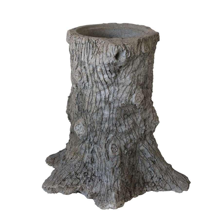 Faux Bois Stump Planters Inner Gardens